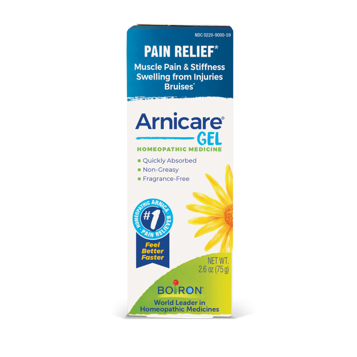 Boiron Homeopathic Arnicare Gel, 2.6 oz.