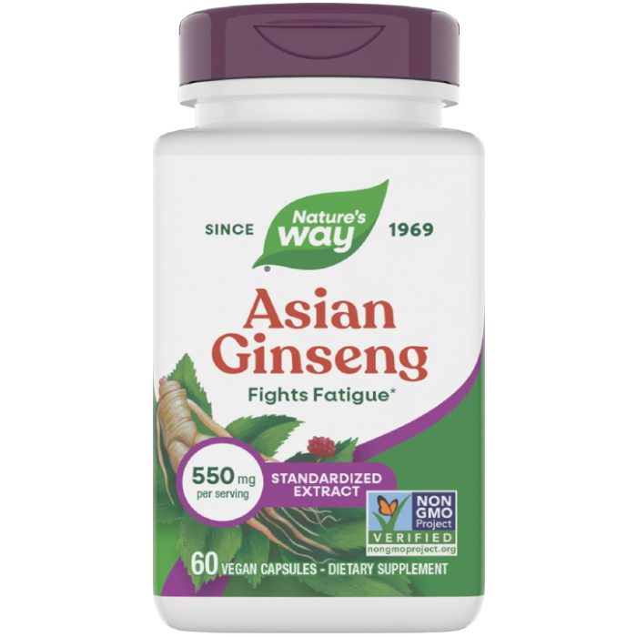 Nature's Way Asian Ginseng, 60 Caps