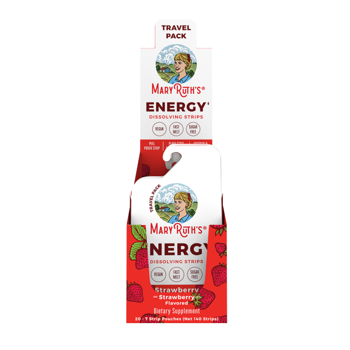 Mary Ruth's Energy Dissolving Strips - Front view