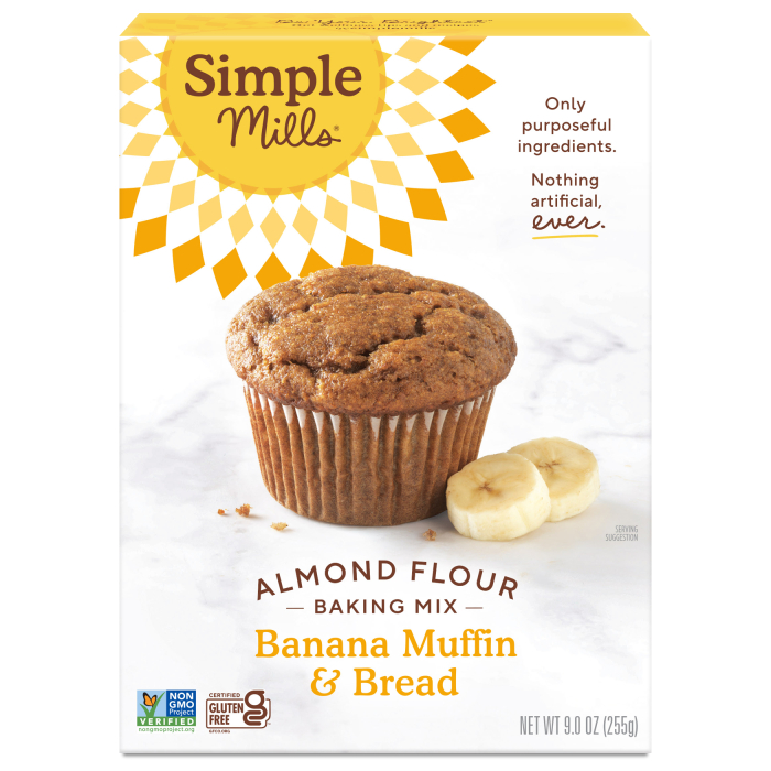 Simple Mills Banana Muffin & Bread Mix, 9 oz.