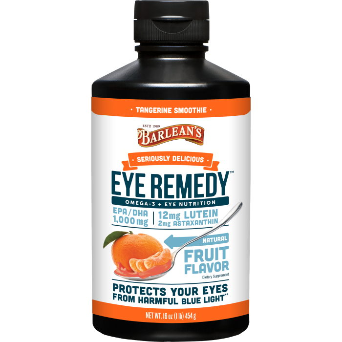 Barlean's Eye Remedy Swirl Tangerine Smoothie, 16 oz. 