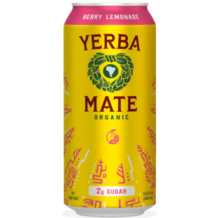 Yerba Madre Organic Berry Lemonade Yerba Mate, 15.5oz.