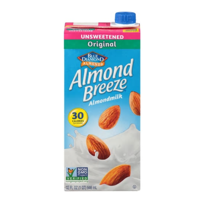 Blue Diamond Almond Breeze Original Unsweetened Almond Milk