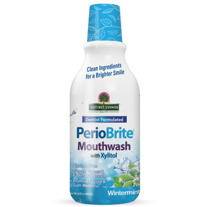 Nature's Answer PerioBrite Mouthwash, Wintermint, 16 fl. oz.