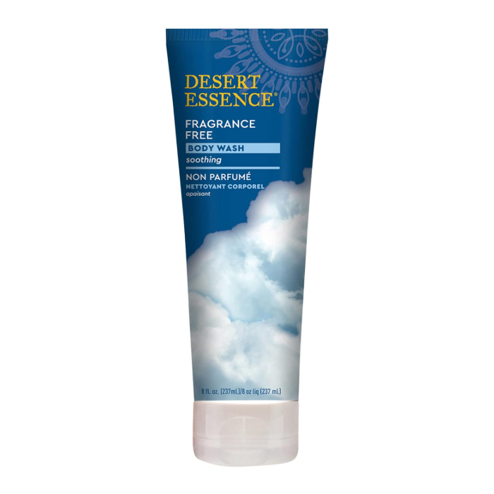 Desert Essence Organics Fragrance Free Body Wash, 8 oz.