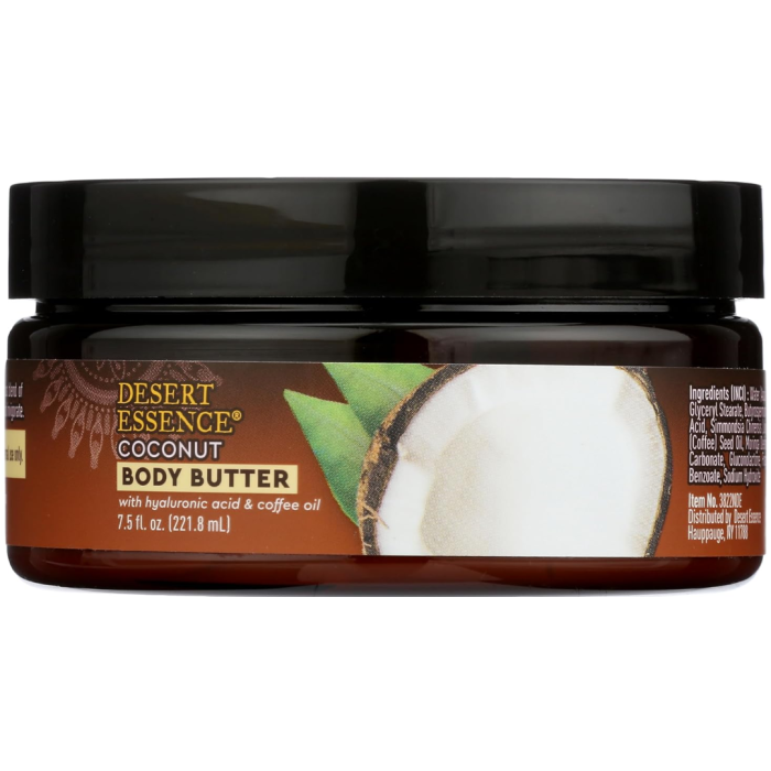 Desert Essence Coconut Body Butter, 7.5 oz.