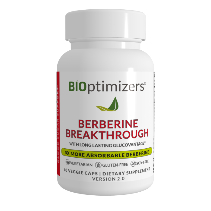 Bioptimizers Berberine Breakthrough - Front view