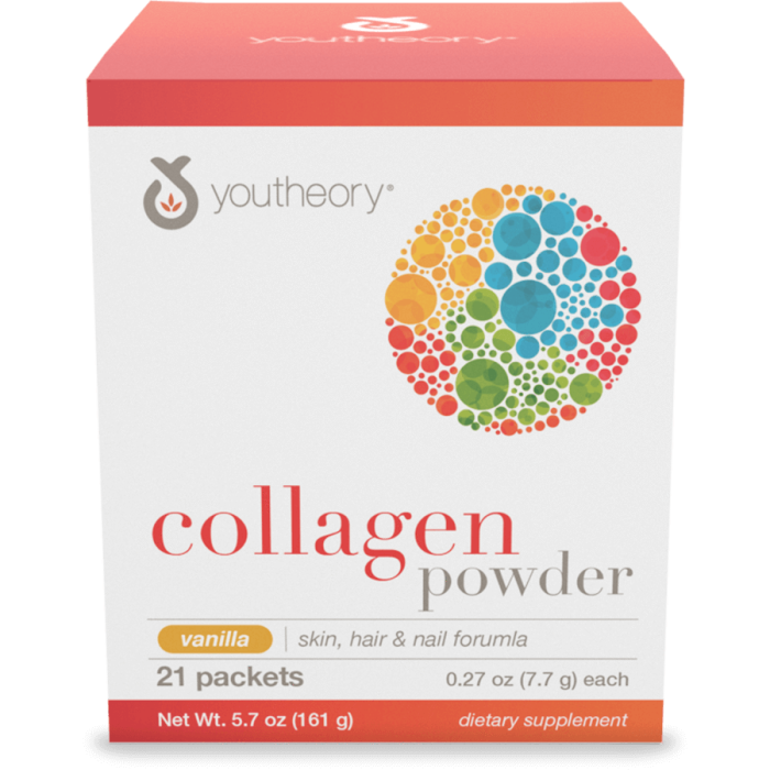 Youtheory Collagen Powder Packets, 21 Packets