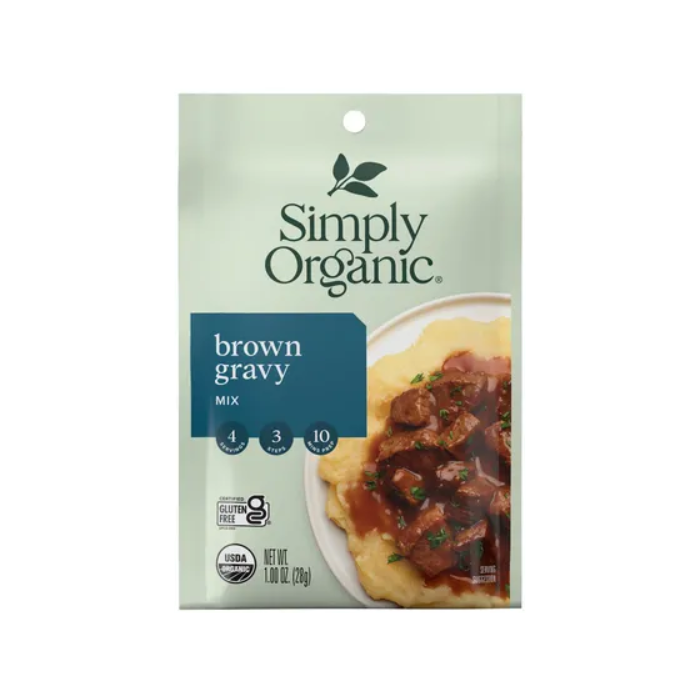 Simply Organic Brown Gravy Seasoning Mix, 1 oz.