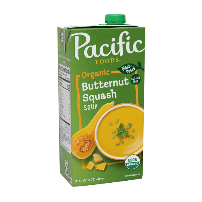 Pacific Foods Butternut Squash Soup, 32 oz.