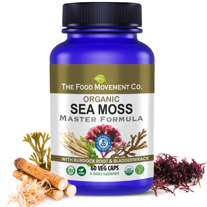 The Food Movement Sea Moss Master Formula - Front view