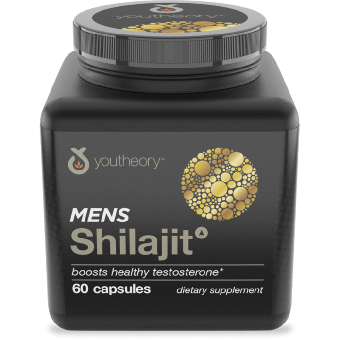 Youtheory Mens Shilajit, 60 Capsules