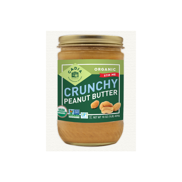 Cadia Organic Crunchy Peanut Butter, 16 oz.