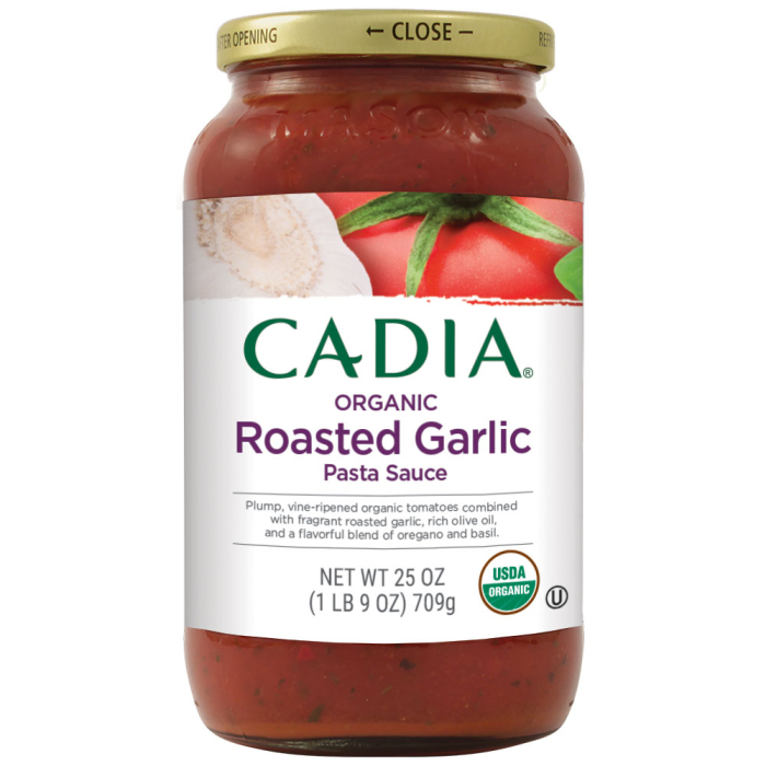 Cadia Roasted Garlic Pasta Sauce