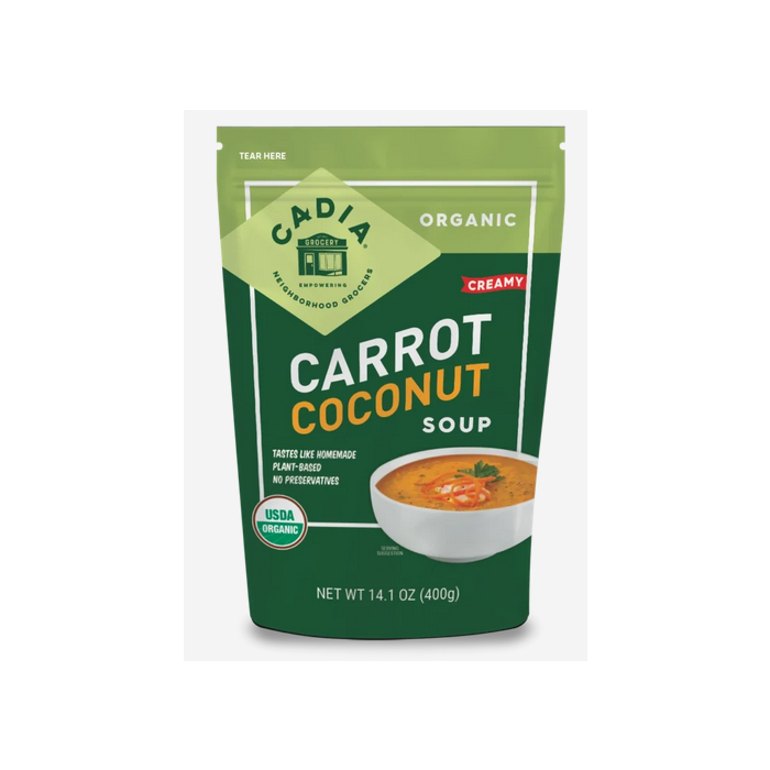 Cadia Organic Carrot Coconut Soup, 14.1 oz.