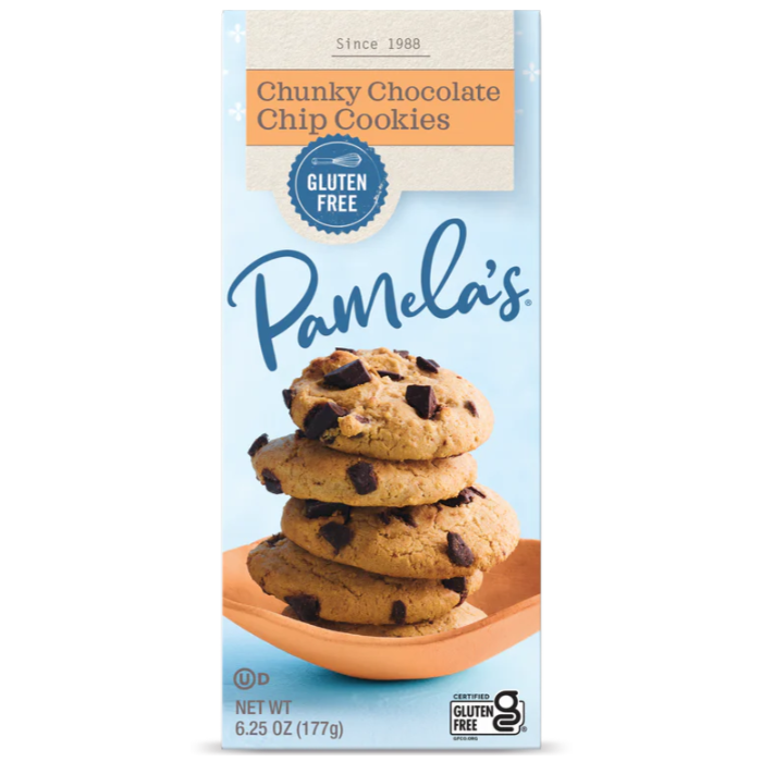 Pamela's Gluten Free Chunky Chocolate Chip Cookies, 6.25 oz.