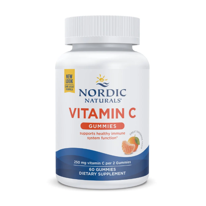 Nordic Naturals Vitamin C Tangerine Gummies, 120 count