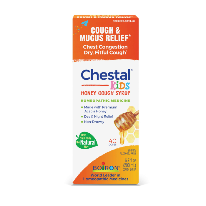 Boiron Homeopathic Children’s Chestal Honey, Cough & Chest Congestion, 6.7 fl. oz.