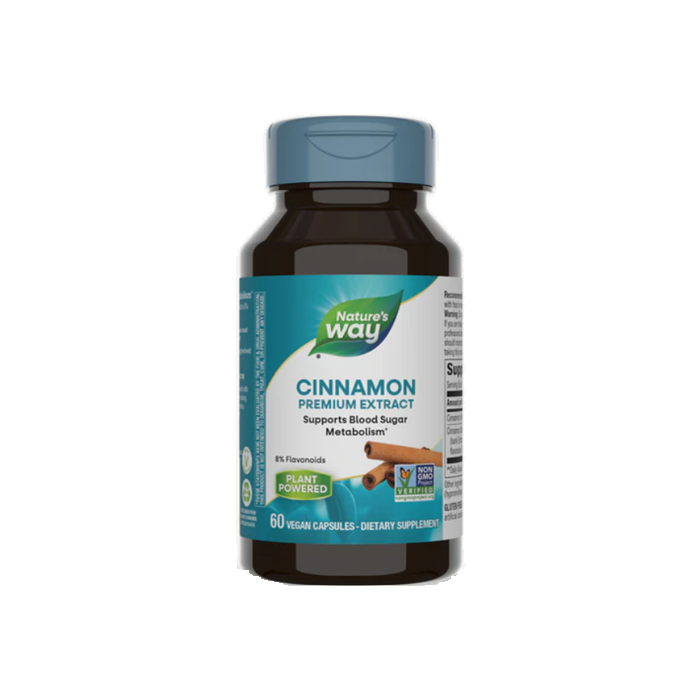 Nature's Way Cinnamon Standardized Extract, 60 Vegan capsules
