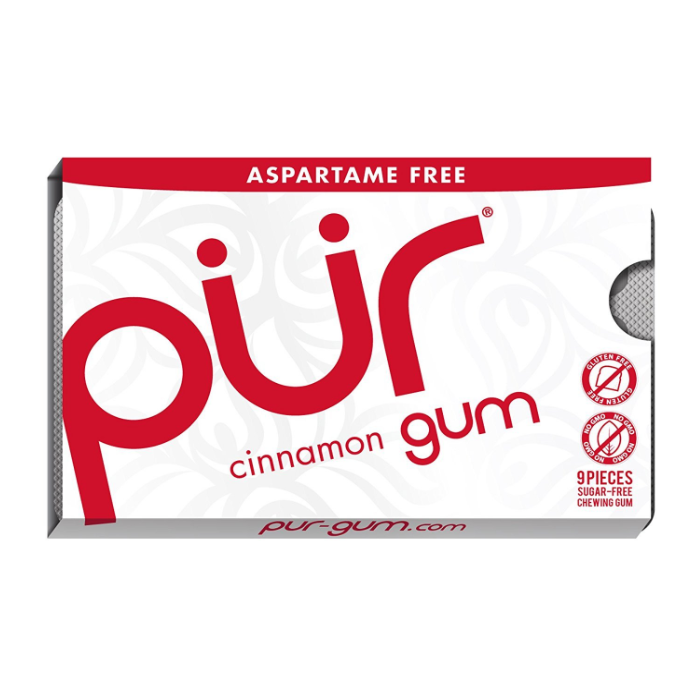 Pur Gum Cinnamon 9 Pieces, 14g