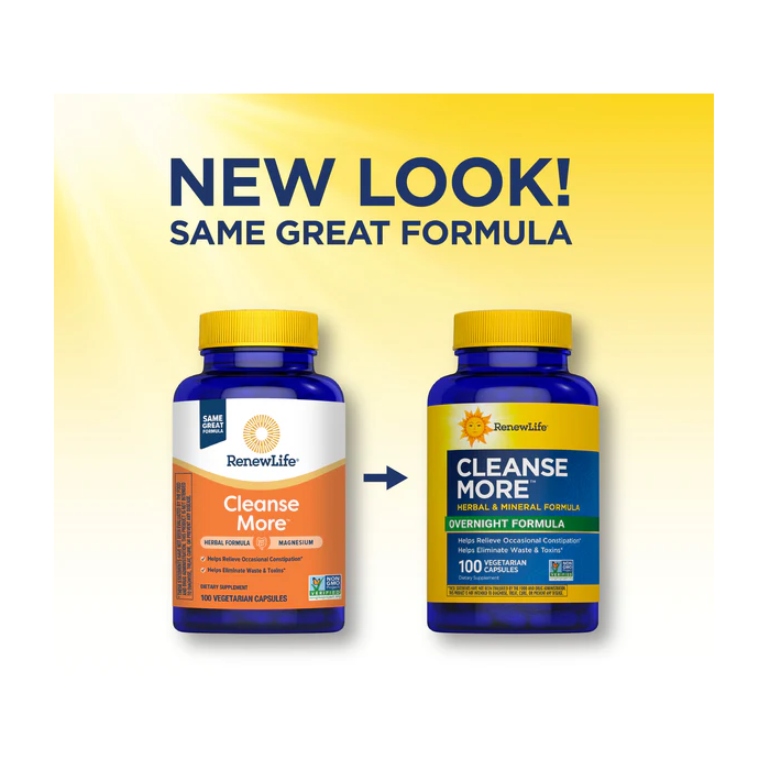 Renew Life Cleanse More, 100 Capsules