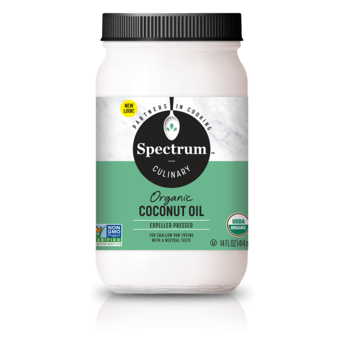 Spectrum Culinary Organic Refined Coconut Oil, 14 fl. oz.