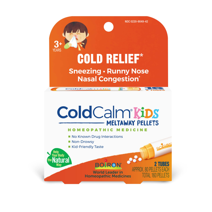 Boiron Homeopathic Children’s Coldcalm® Pellets (approx. 190 pellets)