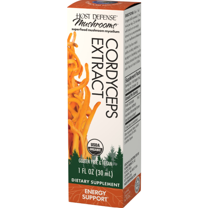 Host Defense Cordyceps Extract, 1 fl. oz.
