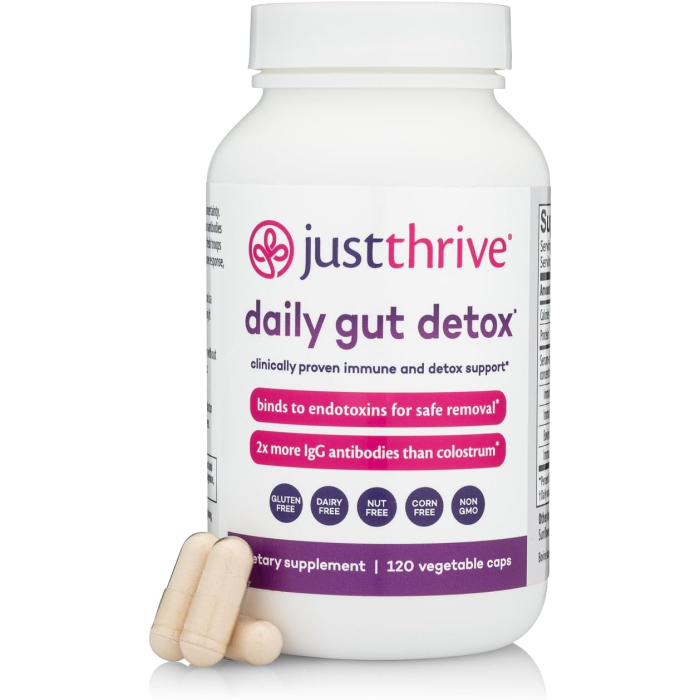 Just Thrive Daily Gut Detox, 120 Capsules