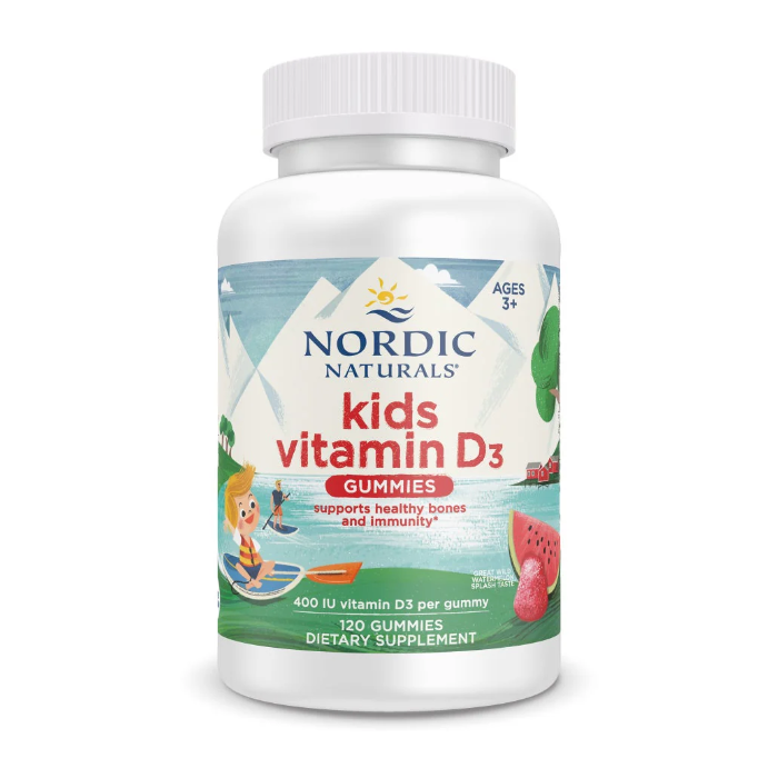 Nordic Naturals Kids Vitamin D Watermelon Gummies, 120 count