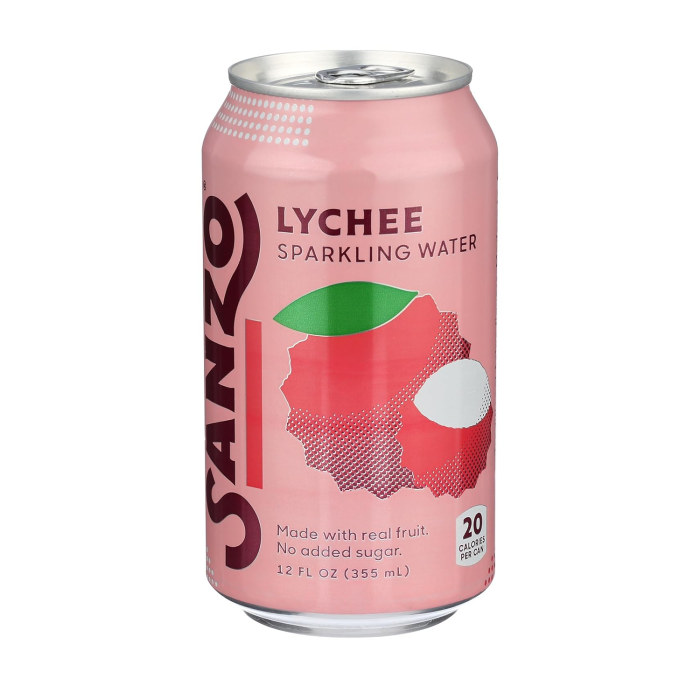 Sanzo Lychee Sparkling Water - Front view