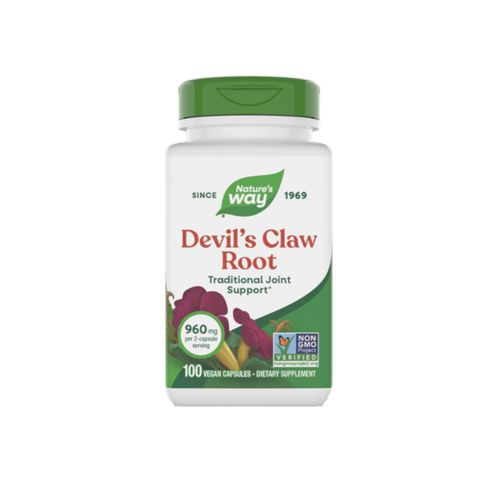 Nature's Way Devils Claw Root, 100 Capsules