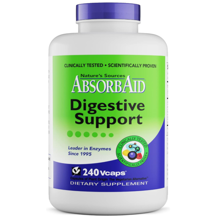 AbsorbAid Digestive Support, 240 Veg Capsules