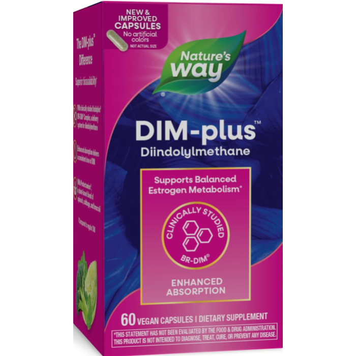 Nature's Way DIM-plus, 60 Capsules
