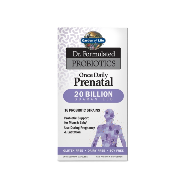 Garden of Life Dr. Formulated Probiotics Once Daily Prenatal, 30 Capsules