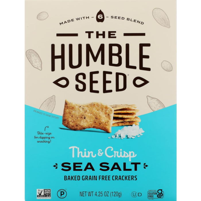 Humble Seed Grain Free Crackers Sea Salt - Main