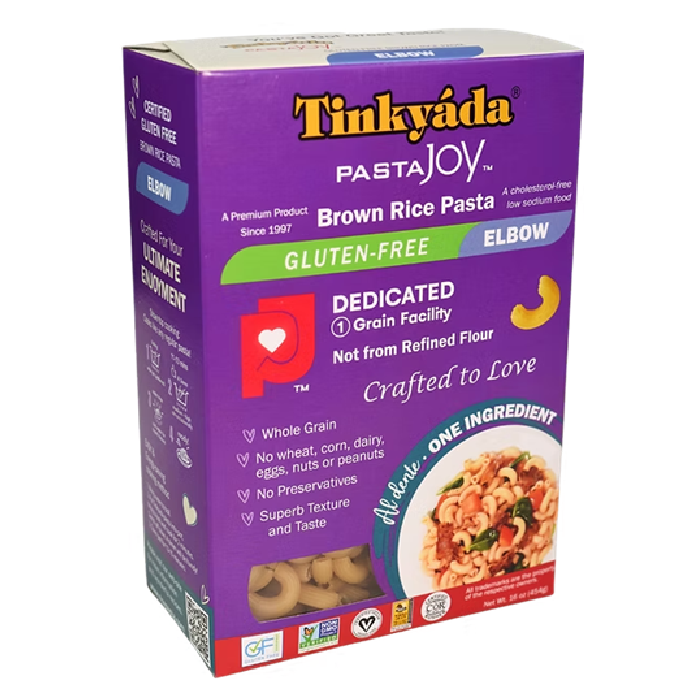 Tinkyáda Brown Rice Pasta Elbow, 16 oz.