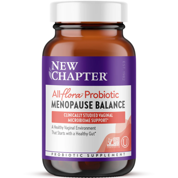 New Chapter All-Flora Probiotic Menopause Balance - Front view
