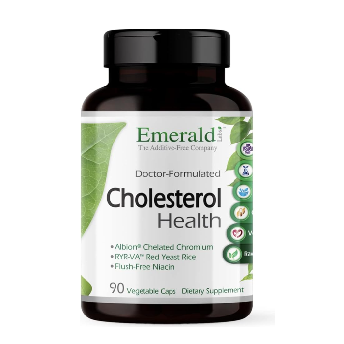 Emerald Labs Cholesterol Health, 90 Veg Capsules 