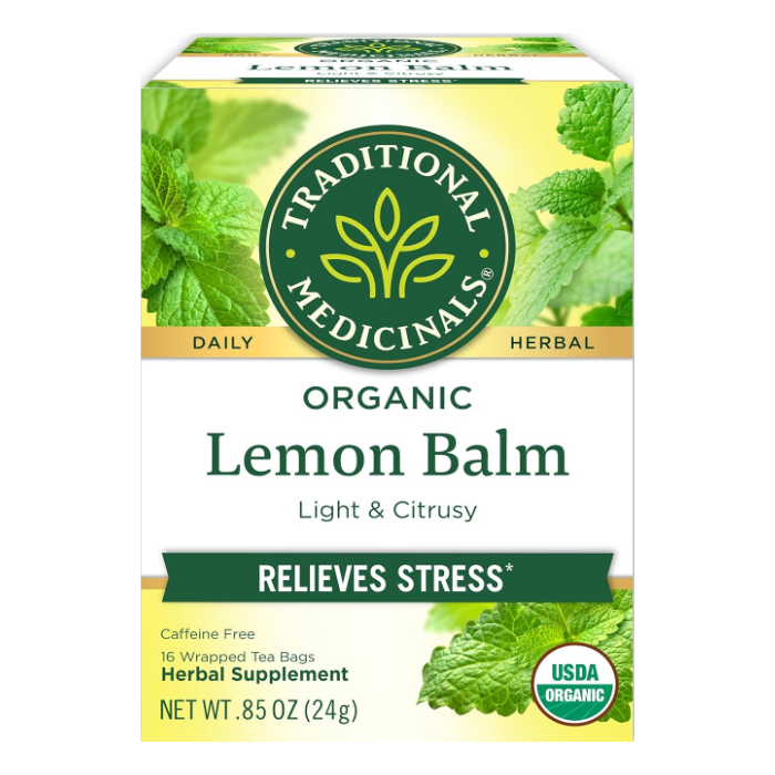 Traditional Medicinals Organic Lemon Balm, 16 tea bags