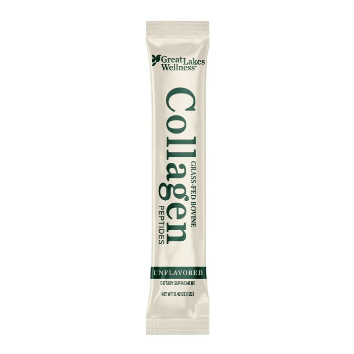 Great Lakes Wellness Collagen Peptides Stick Pack - Front view