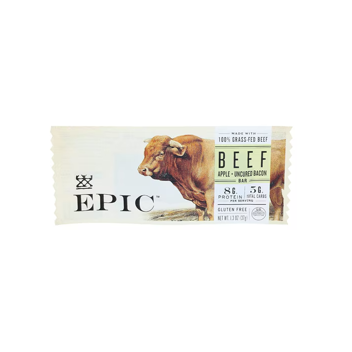 EPIC Beef Apple Uncured Bacon Meat Bar 1.3 oz.