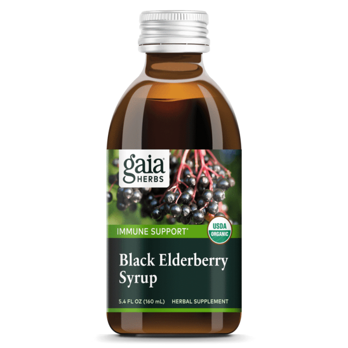 Gaia Herbs Black Elderberry Syrup