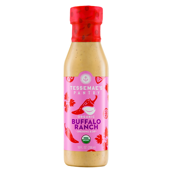 Tessemae's Buffalo Ranch Dressing - Front view