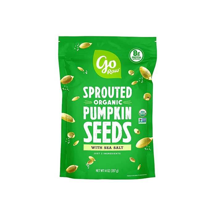 Go Raw Sprouted Pumpkin Seeds, 14 oz.