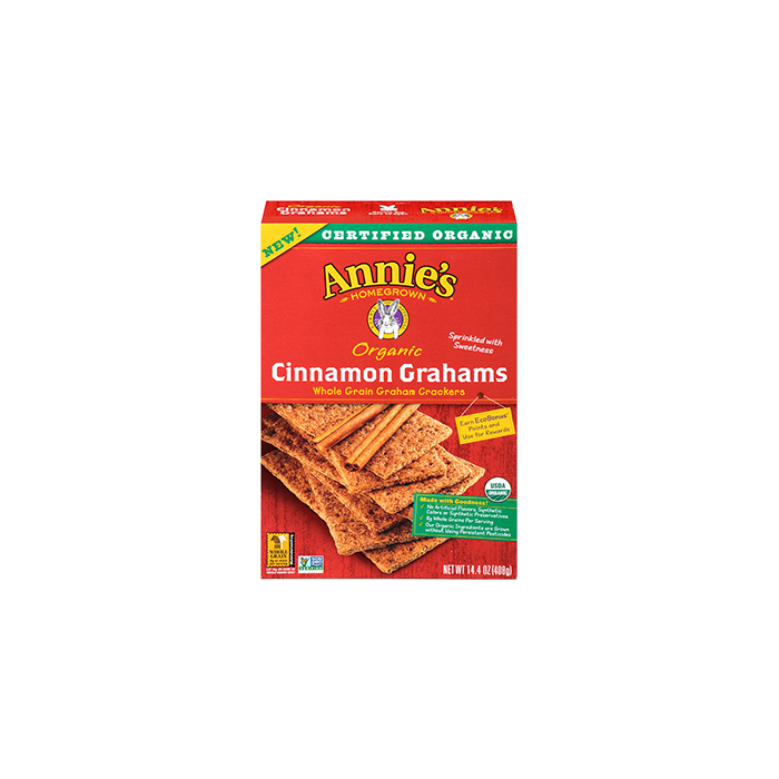 Annie's Organic Cinnamon Graham Crackers, 14.4 oz.