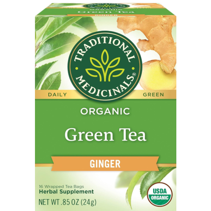 Traditional Medicinals Green Tea Ginger - Main