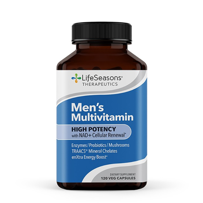 LifeSeasons Men’s Multivitamin with NAD+ - Front view