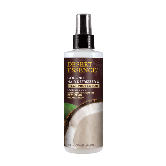 Desert Essence Coconut Hair Defrizzer & Heat Protector, 8.5 fl.oz.