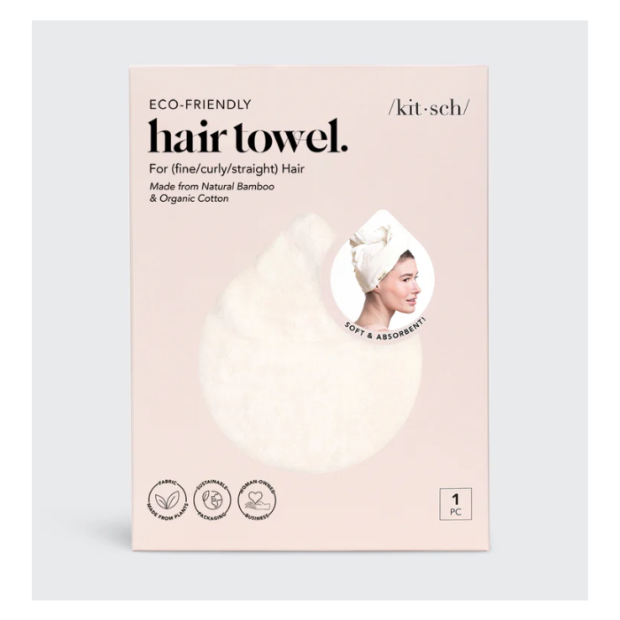 Kitsch Organic Bamboo Hair Towel